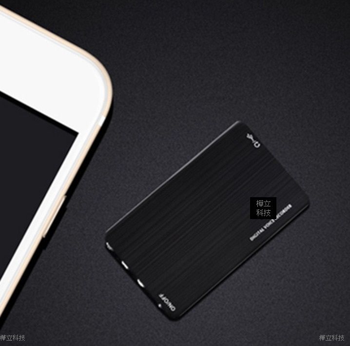 声控录音笔|清晰超薄卡片型录音器|长时间72小时(3天)连续录音